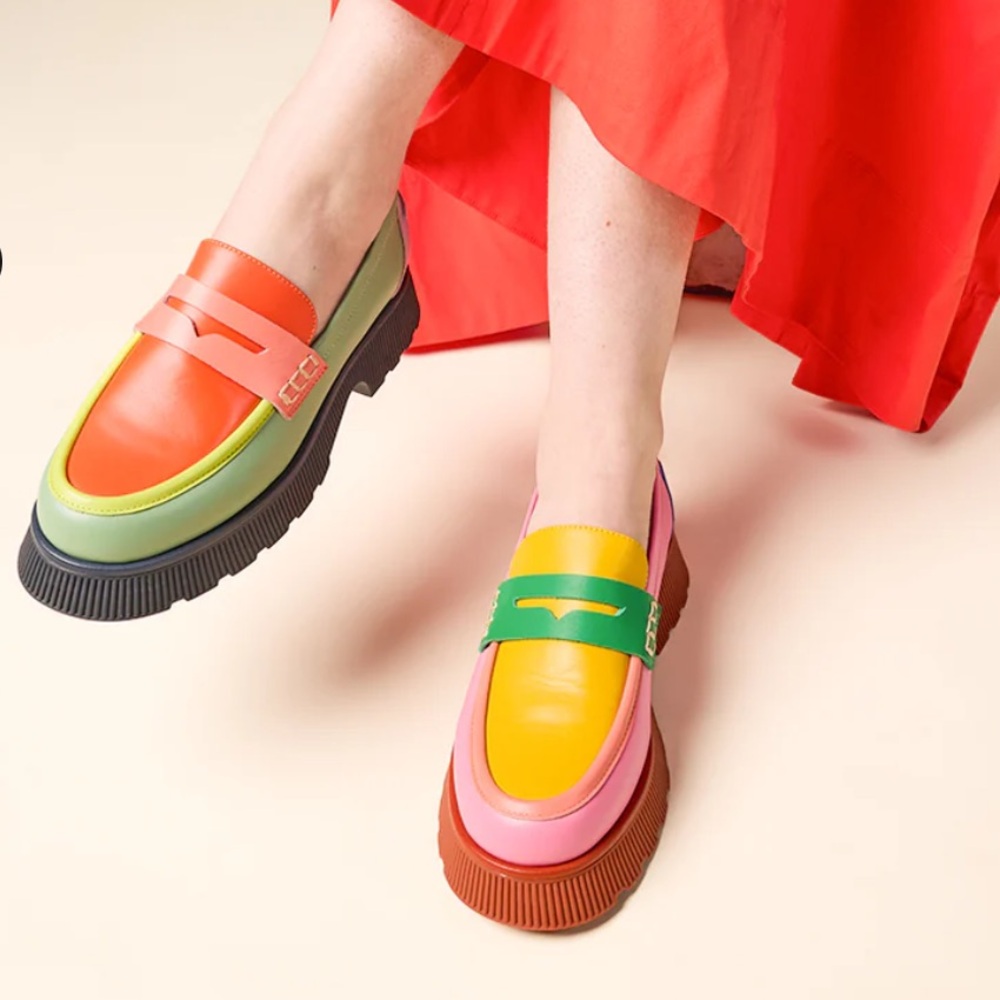 Charlotte Stone Adam loafer in Solimar - size 6